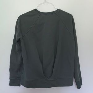Green lululemon crew neck